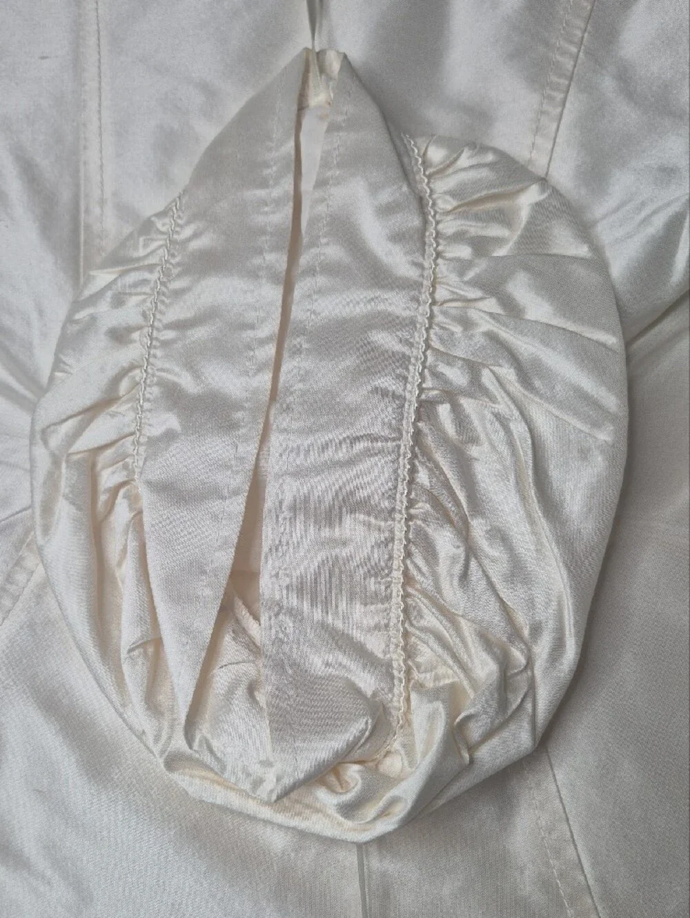 NWT Vintage Rare Cassiani 100% Silk Boys Heirloom Christening Baptism Set XS